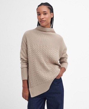 Barbour Stitch Guernsey Cape Olivengrøn | BABO89742