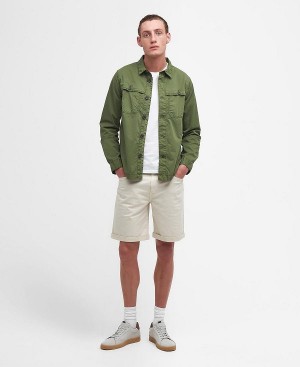 Barbour Twill Shorts Beige | BABO88798